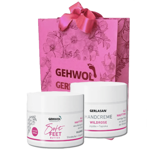 Gehwol Holiday Kit - Wild Rose Soft Feet Butter 50ml + Wild Rose