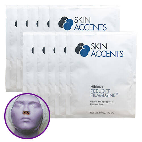 Hibiscus Peptide Alginate Peel Off Powder Mask(1 single mask- 30gr